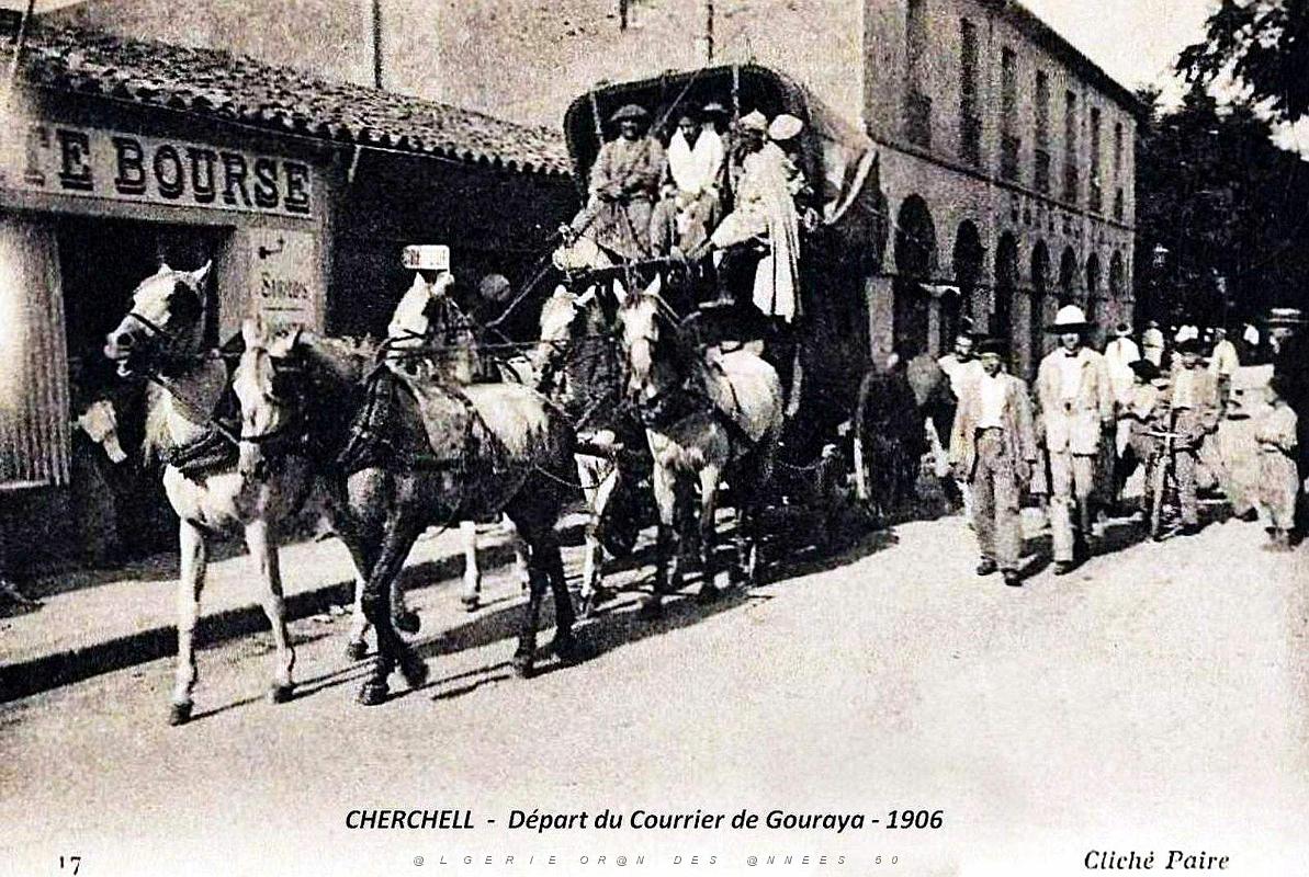 Cherchell - Depart du Courrier de Gouraya - 1906.jpg